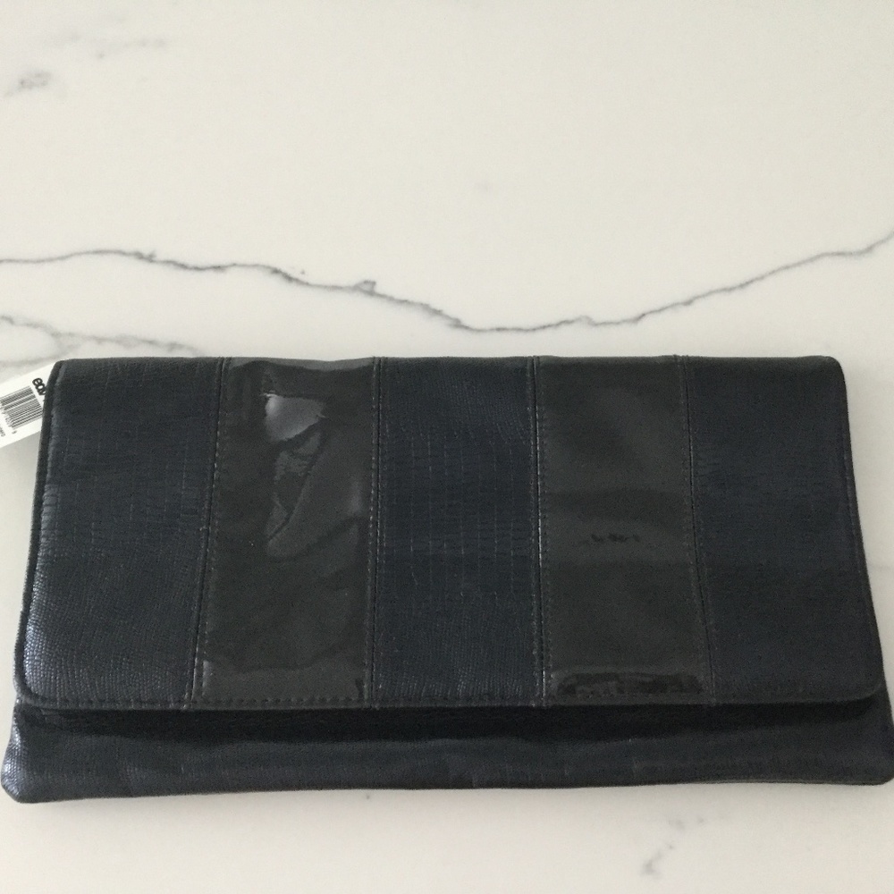 Black clutch handbag - Picture 1 of 4